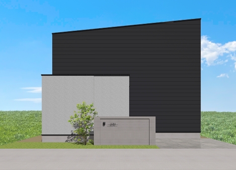 neutral-北向きの家-の外観