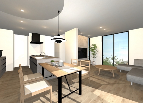 neutral-北向きの家-の内観