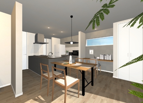 neutral-南向きの家-の内観